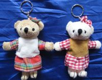 Sell plush bear keychain