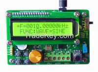 simple dds signal generator sweep function with 60MHz frequency counter meter