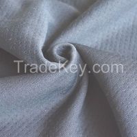 Top Quality Wholesale/Mix Order Fabric, 15h005, 100% Polyester Dark gray Dobby Scuba Knitting Fabrics for Memory Foam Mattress