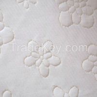 Factory Direct Supply Wholesale/Mix Order Fabric, 15h011, 100% Polyester White Jacquard Scuba Knitting Fabrics for Memory Foam Mattress