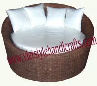 Sell water hyacinth sofas with cushion