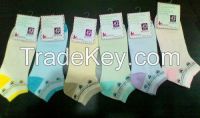 Spring and summer cotton socks socks female socks and lattice models