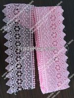 becautiful water soluble embroidery lace fabric
