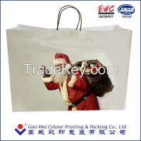 chirstmas shopping paper bag