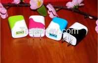 Multicolor new style Phone Charger 5V 1A usb wall charger