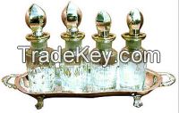 4 Pcs Bottle With Tray