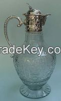 Crystal Jug with metal cap