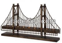 Suspension Bridge Metal Candleholder