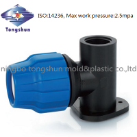 compression fitting pipe fitting for drinking water - Wall support bracket.
