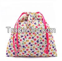 drawstring cotton bag/ pouch bag