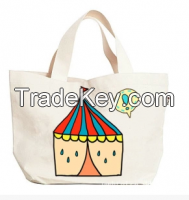 100% recycled cotton tote bag