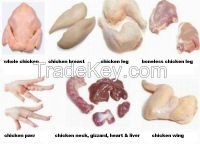 HALAL Whole Frozen Chicken and Chicken Parts