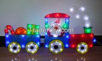 EVA&LED Christmas decorative lights, Santa in the train, xmas lights