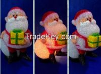 EVA&LED Christmas decorative lights, Santa with Backpack, xmas lights