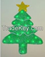 EVA&LED Christmas decorative lights, Christmas tree with Star, xmas lights
