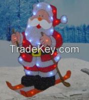 EVA&LED Christmas decorative lights, Skiing Santa, xmas lights