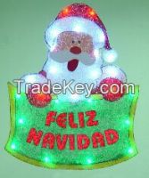 EVA&LED Christmas decorative lights, Santa with Letter, xmas lights