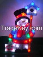 EVA&LED Christmas decorative lights, Santa with Road signs, xmas lights