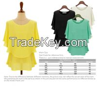 Plus Size Women Chiffon blouse LT6890