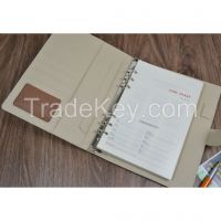 Leather notepads, paper can be replaced.notebooks, business notebooks, print LOGO