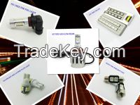 sell high power car LED headlight, fog light. interior lights