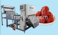 High accuracy more low carryover rate Jujube Color Sorter with self checking system