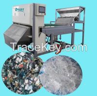 Plastic Color Sorter with large capacity double side camera