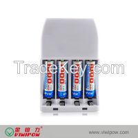New Style 4 Slot Smart Charger for AA Ni-MH Battery (VIP-C005B)