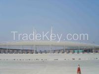 expressway toll station membrane structure flame retardant roof