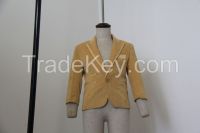 boy jacket suit yellow for 2-4 kids