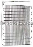 window blind type condenser (refrigerator condenser, wire tube condenser)
