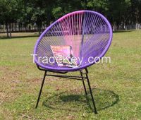 Plastic rattan woven handmade egg leisure chair