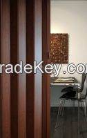 Wooden PVC Double Ply Folding Door