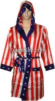 CUSTOM BOXING ROBE, FIGHTER ROBE, VESTS, JACKETS