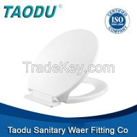 Plastic toilet seat cover round toilet seat cover with soft closing hinges hot selling in India