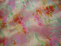 Sell silk fabric (satin burn out)
