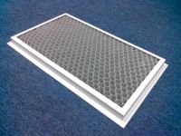 alumnium honeycomb sheets for ventilation, air flow, rectification