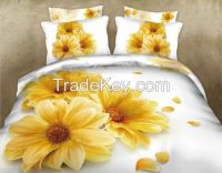 3 Pieces 3D High Quality Cotton Printed Bedding Sets