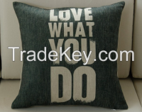 festival decorative cushion covers with letter sofa pillows