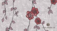 Rose Design Embossed PVC Wallpaper