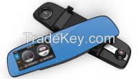 Vehicle driving recorder camera , 4.3 inches touch screen , GPS Navigation & position , FHD 1080P , Car camera .Car black box