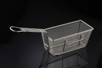 Stainless Steel Fryer Basket (with side hook)