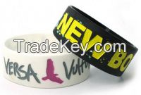 one inch silicone wristbands