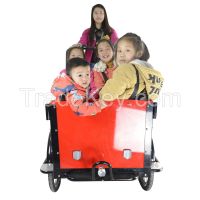 high quality three wheel dutch cargo tricycle to carry children for sale