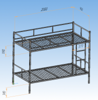 Steel Bunk Bed