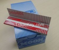 Moon red  ultra thin king size slim cigarette wood paper