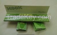 Moon green king size slim 13GSM fine embossed paper
