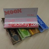 Moon red 1 1/4 ultra thin custom cigarette rolling paper