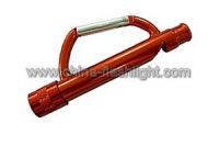 Sell Aluminium 1 LED Carabiner Flashlight with Whistle (TPCF-004)