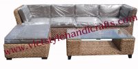 Sell Water hyacinth corner sofa set